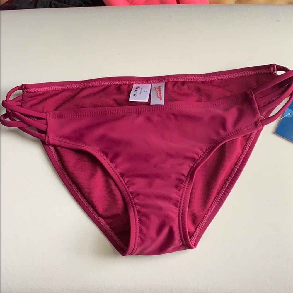 Wine colored bikini bottoms